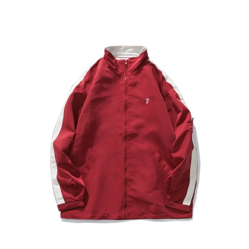 Sleeve Side Stripe Patchwork Stand Collar Zip Up Men Windbreaker Jacket Sports Jacket Men Outwear Coat Black Red Blue Mesh Inner
Sleeve Side Stripe Patchwork Stand Collar Zip Up Men Windbreaker Jacket Sports Jacket Men Outwear Coat Black Red Blue Mesh Inner