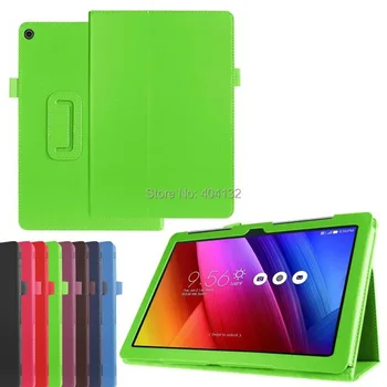 

Good Quality For Asus Z300C Stand PU Cover Litchi Folio Protective Skin Case For Asus Zenpad 10 Z300C (50PCS/Lot)