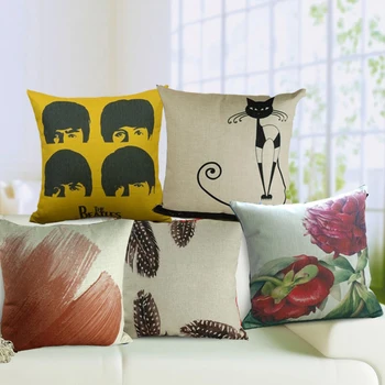 Free shipping high quality linen creative cushion /throw pillow(not including filling) for sofa feather/cat/leaf/flower 45*45cm
Free shipping high quality linen creative cushion /throw pillow(not including filling) for sofa feather/cat/leaf/flower 45*45cm