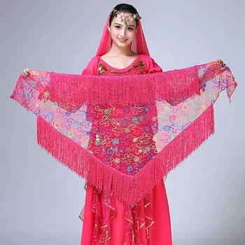 Ladies Triangle Waist Chain Print Gradient Stepping Line Color Line Long Tassel Indian Dance Belly Dance Sequins Waist Chain New
Ladies Triangle Waist Chain Print Gradient Stepping Line Color Line Long Tassel Indian Dance Belly Dance Sequins Waist Chain New