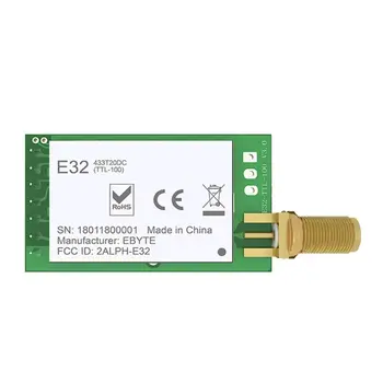 LORA SX1278 433MHz RF Module Transmitter Receiver E32-433T30D UART Long Range 433 MHz 1W Wireless Rf Transceiver
LORA SX1278 433MHz RF Module Transmitter Receiver E32-433T30D UART Long Range 433 MHz 1W Wireless Rf Transceiver
