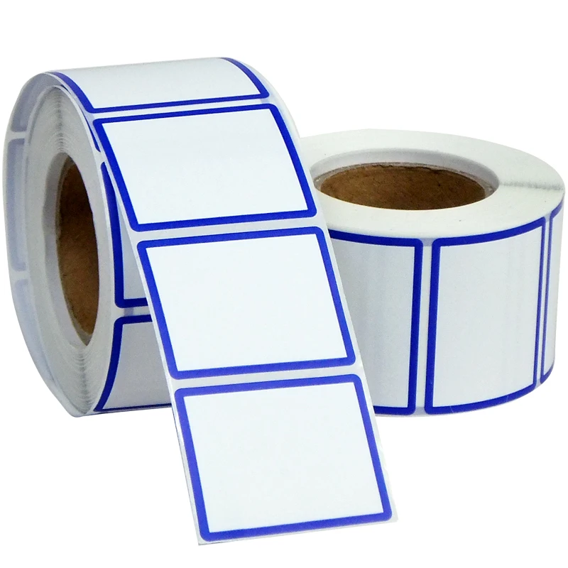 blank labels 44mm x34mm with red/blue edge, thermal adhesive label for supermarket
blank labels 44mm x34mm with red/blue edge, thermal adhesive label for supermarket