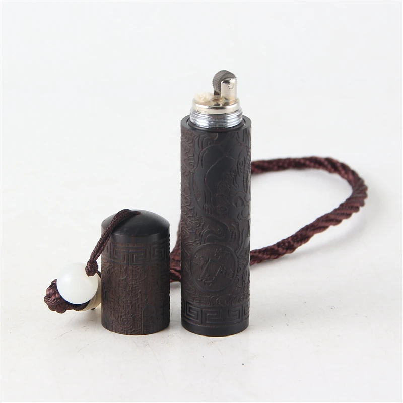 New style Can be reused Portable oil lighter Hand play piece Wood carving kerosene lighters
New style Can be reused Portable oil lighter Hand play piece Wood carving kerosene lighters