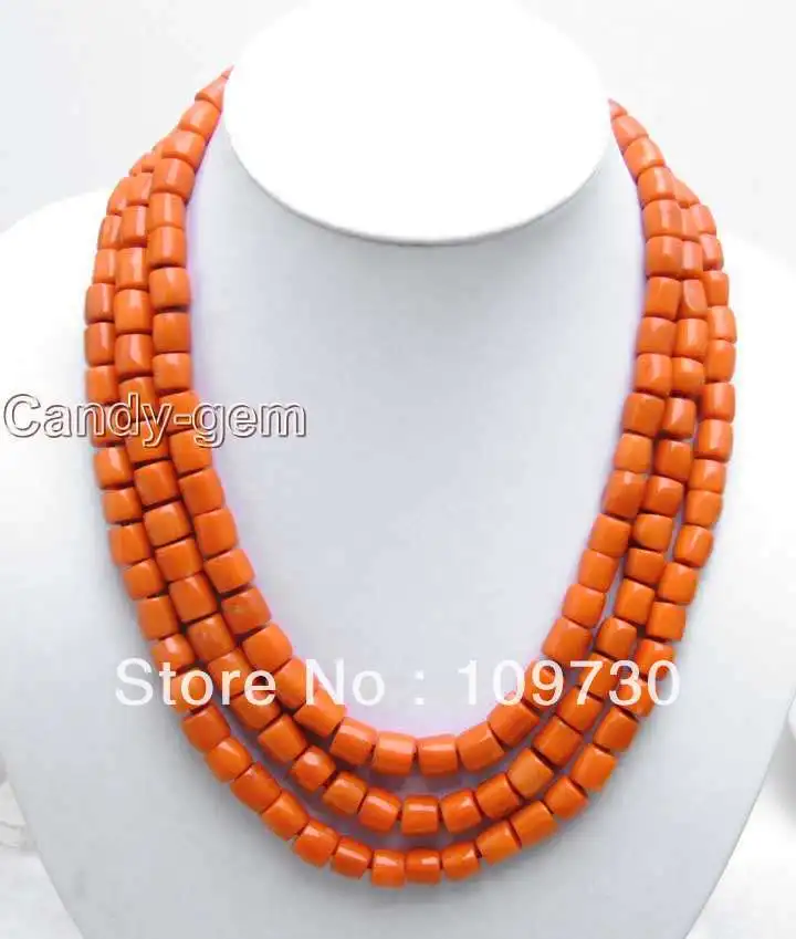 Jewelry 0011903 GENUINE NATURAL 3 Strands Thick Slice Pink Coral Necklace & Beauty Clasp
Jewelry 0011903 GENUINE NATURAL 3 Strands Thick Slice Pink Coral Necklace & Beauty Clasp