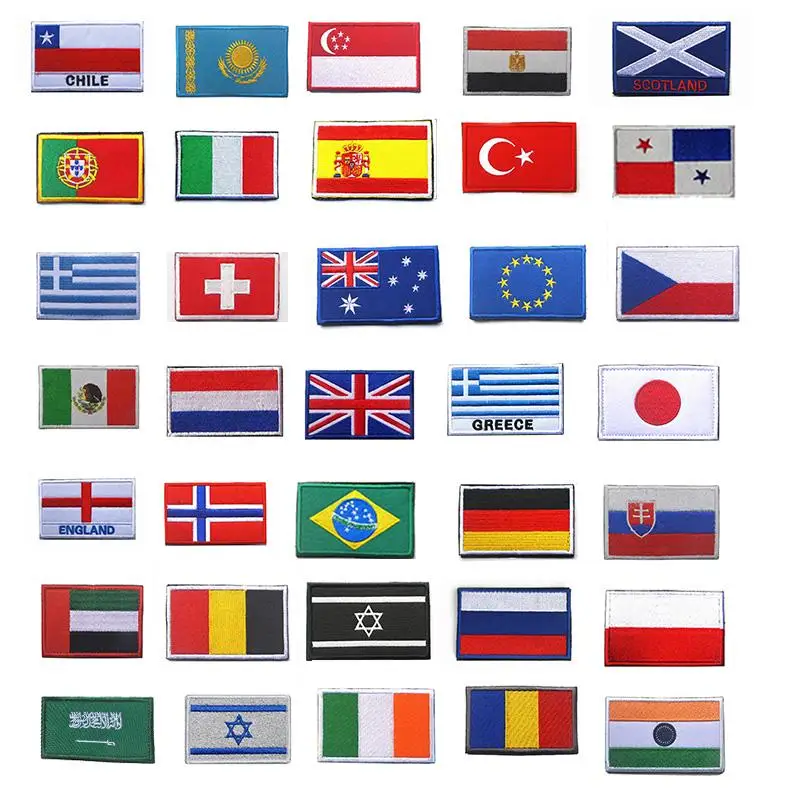 Country Flag Patches Stripes Embroidered Russia Turkey France EU Netherlands Flag Tactical badges Army Applique Military Patches
Country Flag Patches Stripes Embroidered Russia Turkey France EU Netherlands Flag Tactical badges Army Applique Military Patches