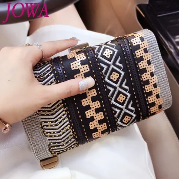 2019 New Design Ladies Fashion Evening Bags National Beading Mini Handbags Geometric Sequined Pocket Nights Purse Party Clutches
2019 New Design Ladies Fashion Evening Bags National Beading Mini Handbags Geometric Sequined Pocket Nights Purse Party Clutches