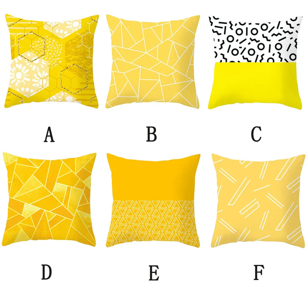 Polyester Yellow Pillow Case Sofa Car Waist Cushion Cover cojines sofa fall decorations for home decorative Throw pillows covers
Polyester Yellow Pillow Case Sofa Car Waist Cushion Cover cojines sofa fall decorations for home decorative Throw pillows covers