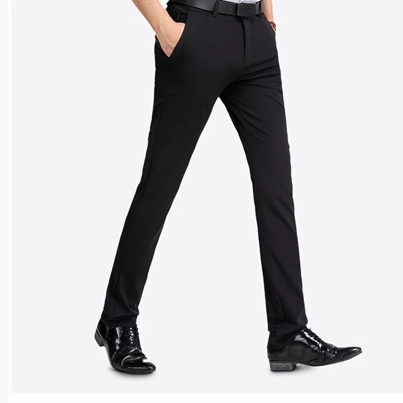 2019 New Men's Pants Straight Loose Casual Trousers Large Size Cotton Fashion Men's Business Suit Pants Black Navy Blue
2019 New Men's Pants Straight Loose Casual Trousers Large Size Cotton Fashion Men's Business Suit Pants Black Navy Blue