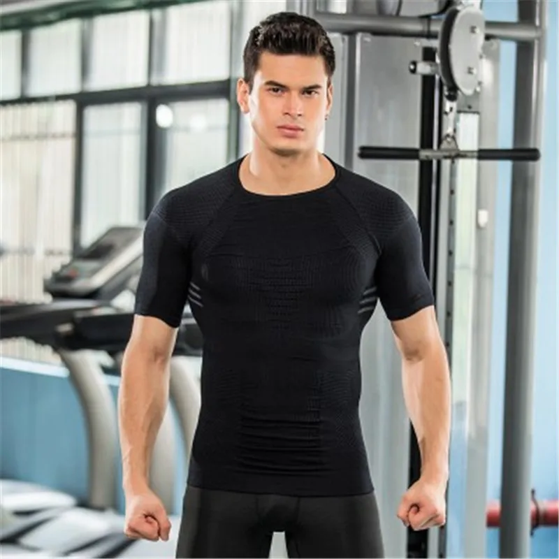 Exercise Training Men T-Shirts Sweat Quick Dry Breathable Cloth Flexible Comprssion Fitness Short Sleeve T-Shirt M/L/XL 3 Colors
Exercise Training Men T-Shirts Sweat Quick Dry Breathable Cloth Flexible Comprssion Fitness Short Sleeve T-Shirt M/L/XL 3 Colors