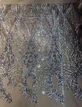 yaking-12.2523 fashionable sequins tulle embroidery french net lace fabric for party dress
yaking-12.2523 fashionable sequins tulle embroidery french net lace fabric for party dress