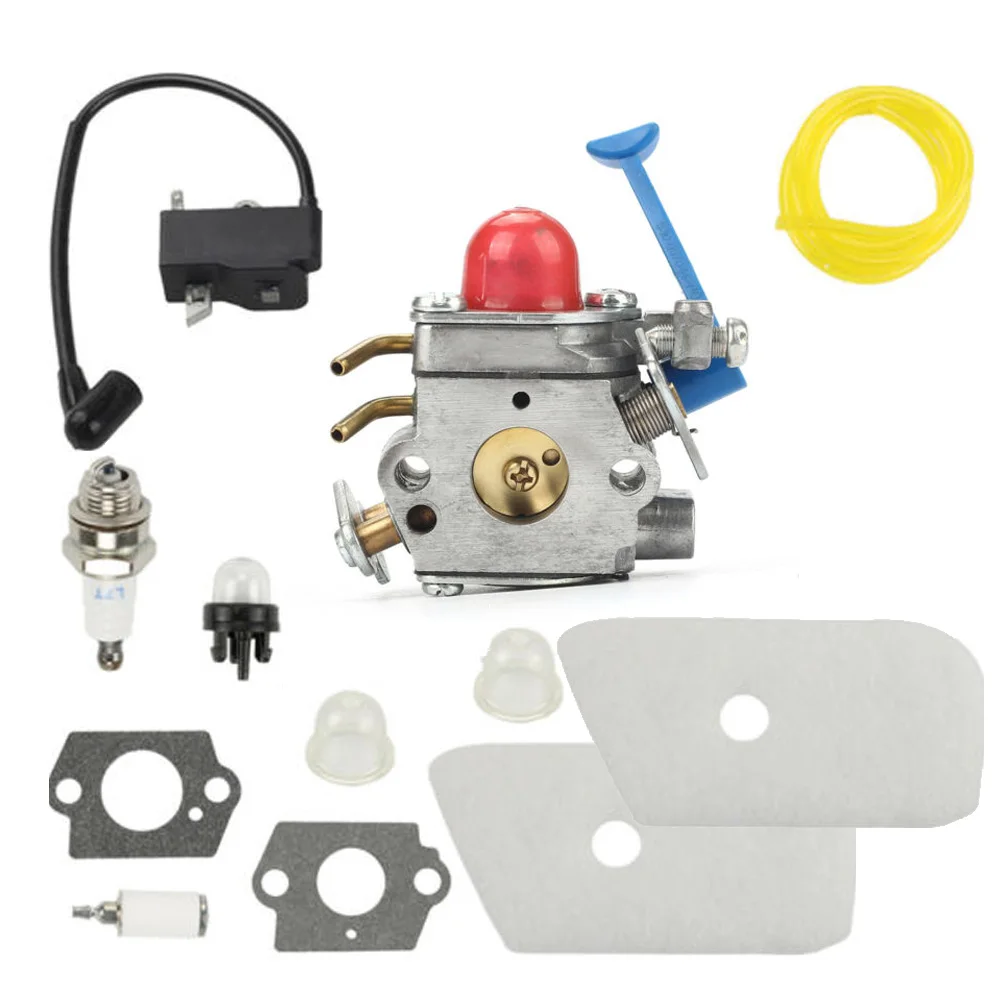 Ignition Coil Carburetor Kit For Husqvarna 124L 125L 125LD 128CD 128LD 128LDX Fits For 125 E (2005-09) Edger 
Ignition Coil Carburetor Kit For Husqvarna 124L 125L 125LD 128CD 128LD 128LDX Fits For 125 E (2005-09) Edger