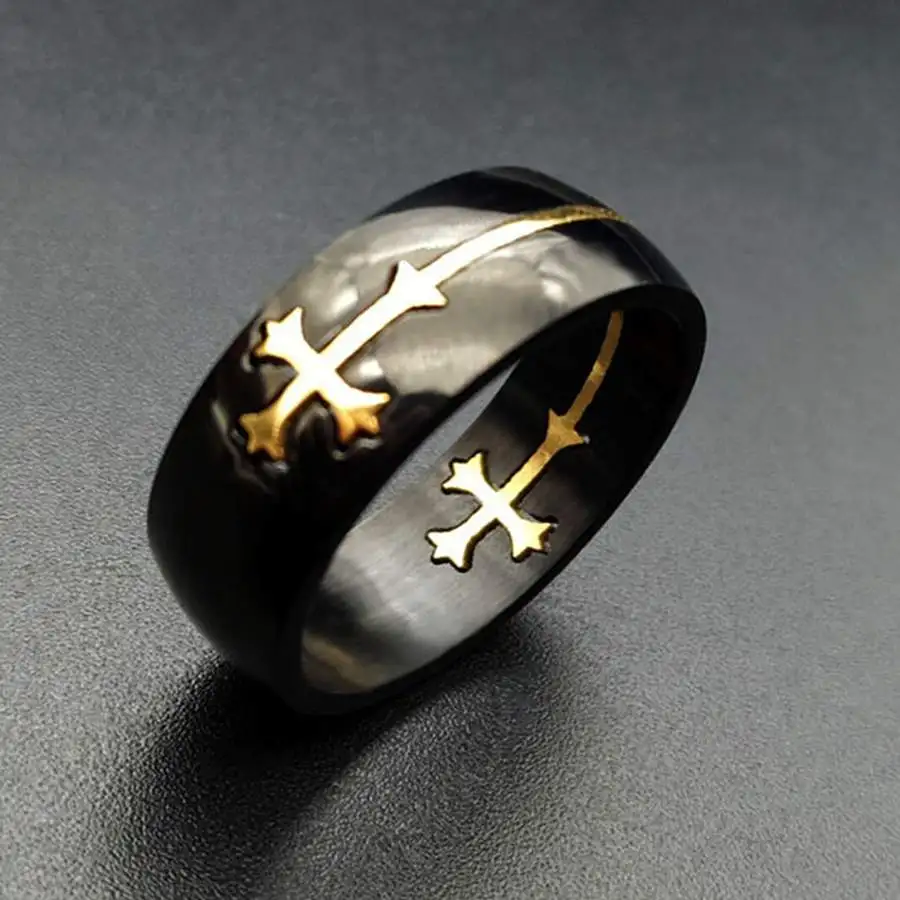 Hemiston Titanium Steel Ring Cross Stainless Steel Index Finger Ring Personality Creative High-end Hot-selling Ring Jewelry
Hemiston Titanium Steel Ring Cross Stainless Steel Index Finger Ring Personality Creative High-end Hot-selling Ring Jewelry