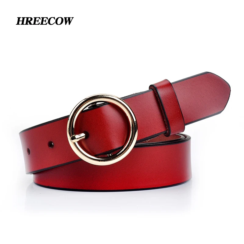 fashion brand genuine leather women belt metal Golden pin circular buckle vintage belts for womens jeans high quality
fashion brand genuine leather women belt metal Golden pin circular buckle vintage belts for womens jeans high quality