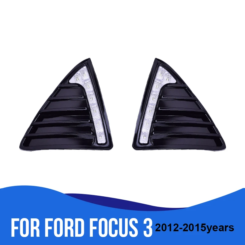 ROADOT 2Pcs Car Daytime Running Lights for Ford Focus 3 2012 2013 2014 2015 Car Styling AUTO LED DRL Daylight with Fog Lamp 12V
ROADOT 2Pcs Car Daytime Running Lights for Ford Focus 3 2012 2013 2014 2015 Car Styling AUTO LED DRL Daylight with Fog Lamp 12V