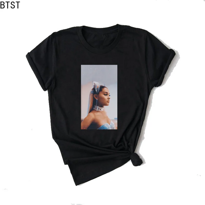 Summer 2019 New Fashion Ariana Grande Tops funny T shirts vogue T shirt 90s Harajuku Streetwear style black plus size aesthetic
Summer 2019 New Fashion Ariana Grande Tops funny T shirts vogue T shirt 90s Harajuku Streetwear style black plus size aesthetic