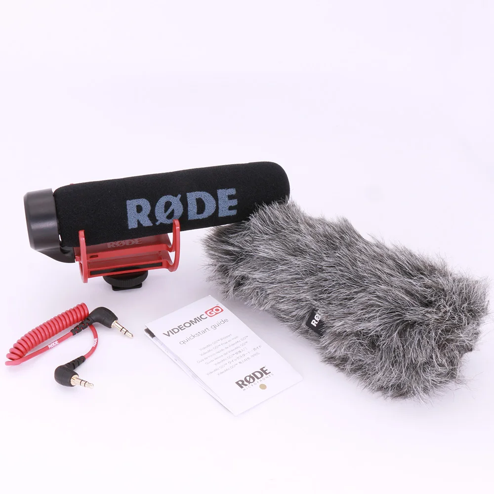 Image Rode VM GO VideoMic GO On Camera Shotgun Microphone Super Cardio for Canon Nikon Sony DSLR DV Camcorder