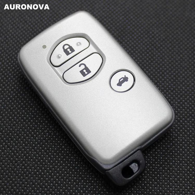 AURONOVA New Smart Key Shell for Toyota Crown Corolla Camry Rav4 Reiz Prado Land Cruiser 3 Buttons Remote Car Key Case
AURONOVA New Smart Key Shell for Toyota Crown Corolla Camry Rav4 Reiz Prado Land Cruiser 3 Buttons Remote Car Key Case