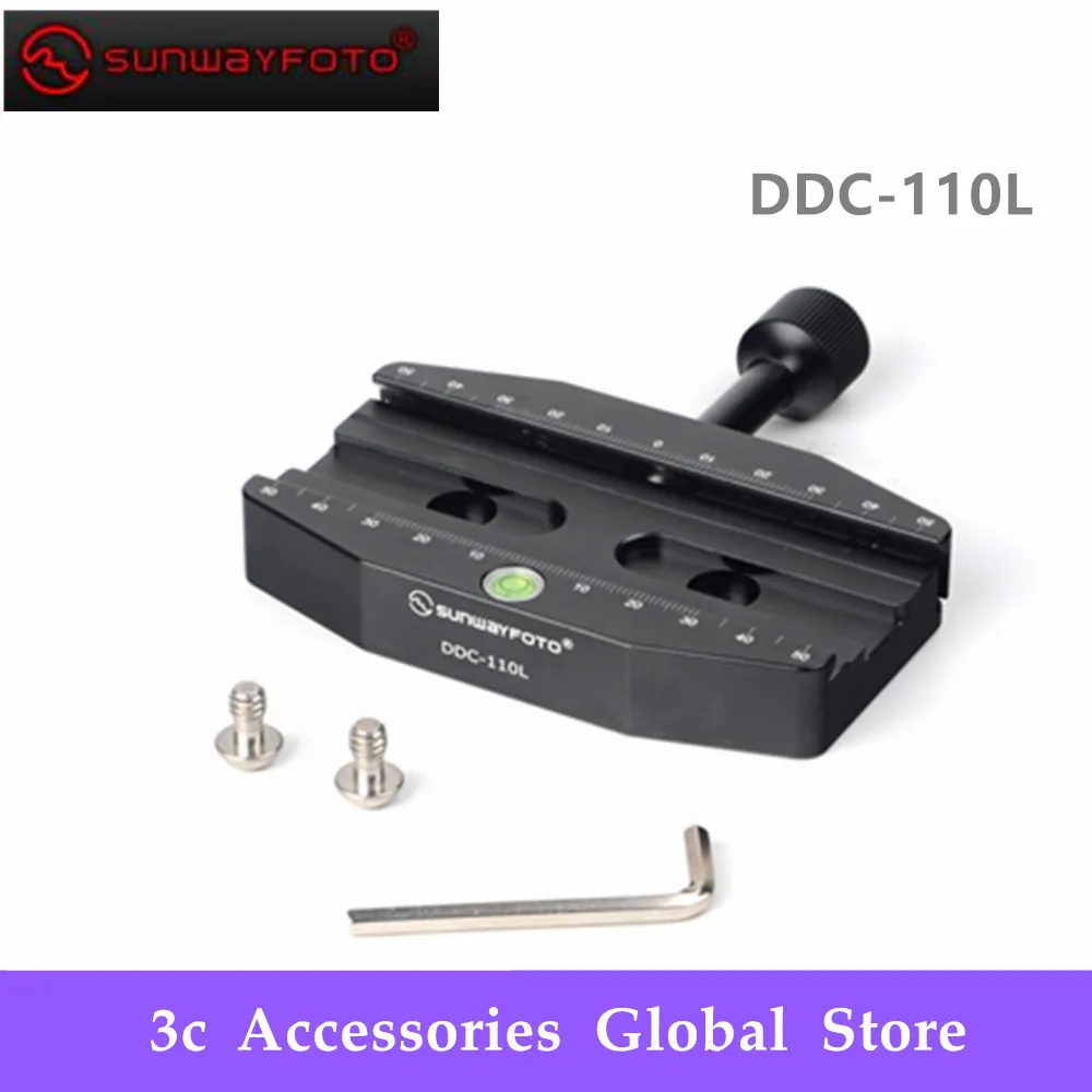 SUNWAYFOTO DDC-110L 110mm Screw-knob Release Clamp for Tripod Head Leveling Base Suit for Large format camera and Telephoto Lens
SUNWAYFOTO DDC-110L 110mm Screw-knob Release Clamp for Tripod Head Leveling Base Suit for Large format camera and Telephoto Lens