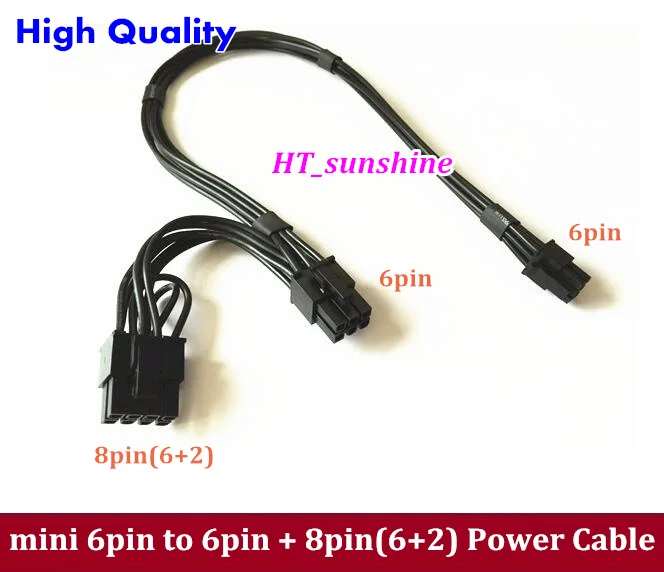 50pcs ~100pcs Free Shipping Mac Pro mini 6pin to 6pin & 8pin(6+2) PCI-e Dual Power Cable Video Graphic Card gtx285 8800gt
50pcs ~100pcs Free Shipping Mac Pro mini 6pin to 6pin & 8pin(6+2) PCI-e Dual Power Cable Video Graphic Card gtx285 8800gt