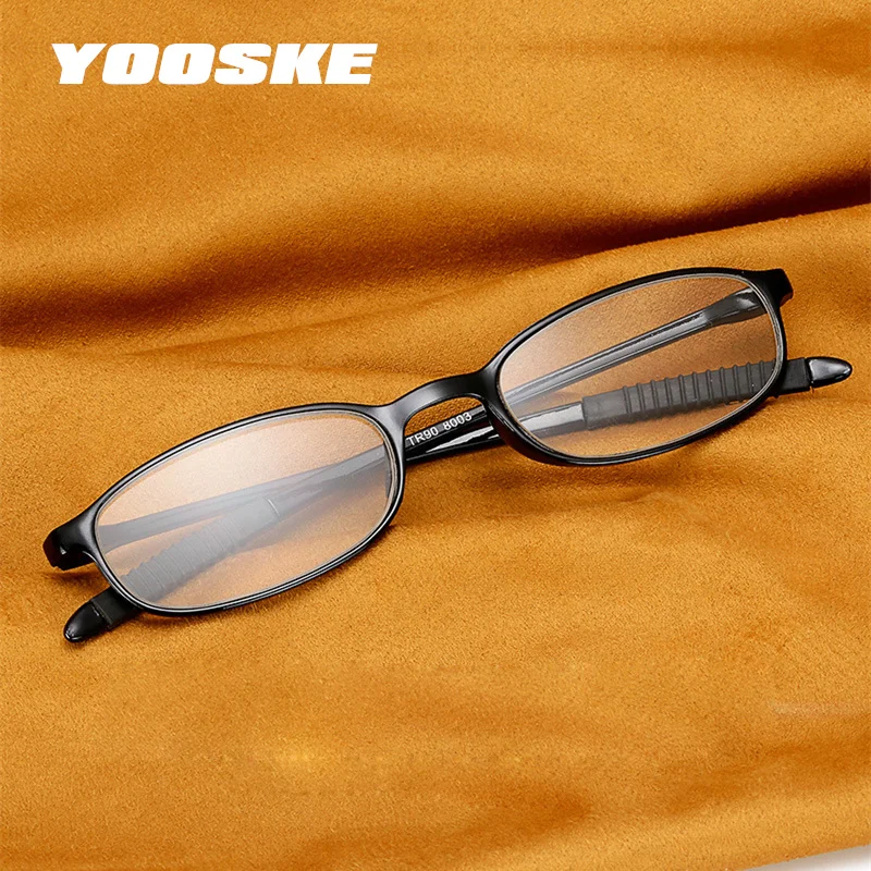 YOOSKE Ultra-light TR90 Reading Glasses Women Men Thin Mini Memory frame Unbreakable Reading Eyeglasses with Diopter +1.0 +4.0
YOOSKE Ultra-light TR90 Reading Glasses Women Men Thin Mini Memory frame Unbreakable Reading Eyeglasses with Diopter +1.0 +4.0