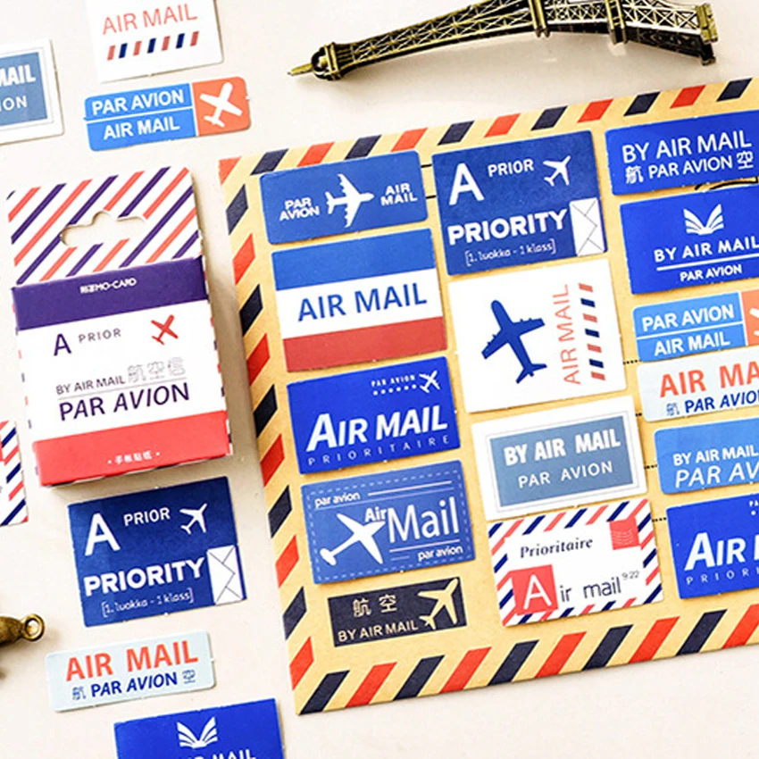 45PCS/pack Cute Air Mail Retro Air Letter Diary Sticker Planner Scrapbooking Sticky Stationery School Supplies
45PCS/pack Cute Air Mail Retro Air Letter Diary Sticker Planner Scrapbooking Sticky Stationery School Supplies