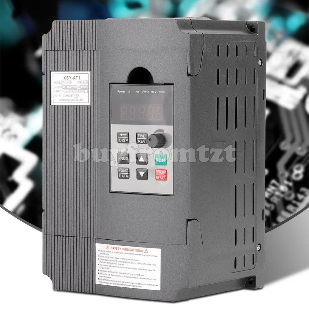 1.5KW 220V Variable Frequency Drive Converter Single Phase Input 3-Phase Output VFD for CNC Machine
1.5KW 220V Variable Frequency Drive Converter Single Phase Input 3-Phase Output VFD for CNC Machine