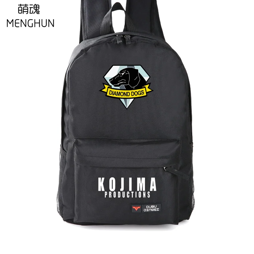 cool TV game Metal gear 5 nylon backpacks MGS backpack Diamond dogs MGS fans gift school bag high quality bag NB218
cool TV game Metal gear 5 nylon backpacks MGS backpack Diamond dogs MGS fans gift school bag high quality bag NB218