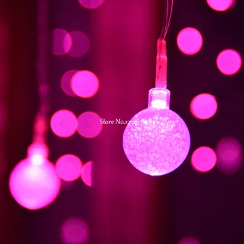 4M 100SMD 18P Bubble Ball LED Curtain String Lights Christmas Wedding Party Garden Decoration 110V/220V
4M 100SMD 18P Bubble Ball LED Curtain String Lights Christmas Wedding Party Garden Decoration 110V/220V