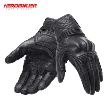 HEROBIKER Motorcycle Gloves Men Goatskin Leather Moto Gloves Protective Gear Riding Full Finger Motocross Guantes Moto Luvas
HEROBIKER Motorcycle Gloves Men Goatskin Leather Moto Gloves Protective Gear Riding Full Finger Motocross Guantes Moto Luvas