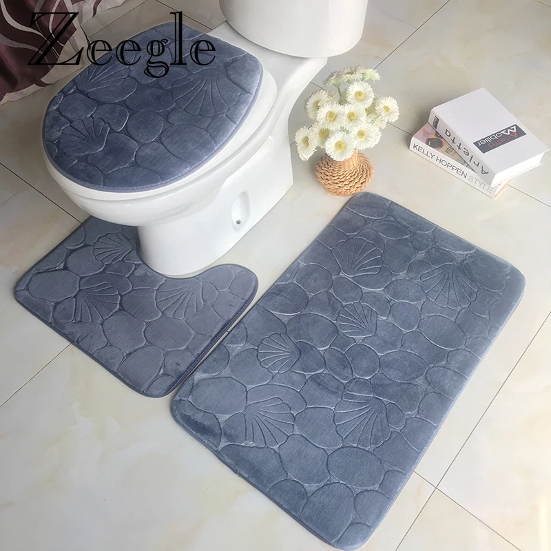 Zeegle 3 Pcs/set Suit Bathroom Mat Set Toilet Carpet Flower Printed Non-slip Bath Mat Carpet Home Decoration Bathroom Rug
Zeegle 3 Pcs/set Suit Bathroom Mat Set Toilet Carpet Flower Printed Non-slip Bath Mat Carpet Home Decoration Bathroom Rug