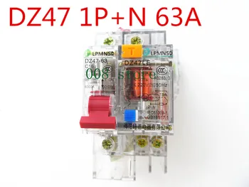 Free shipping DZ47 63A 1P+N Residual current Circuit breaker with over current and Leakage protection RCBO
Free shipping DZ47 63A 1P+N Residual current Circuit breaker with over current and Leakage protection RCBO