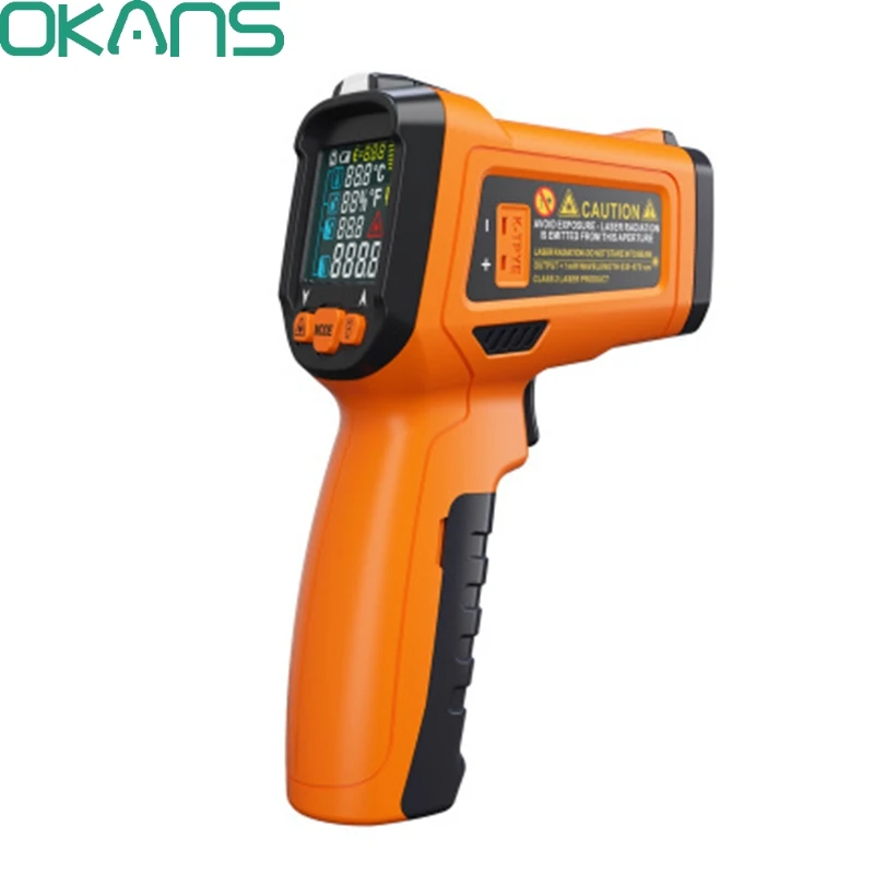 PM6530A Infrared Thermometer Non-contact Digital Colorful Display Temperature Gun K-type Probe for Industry
PM6530A Infrared Thermometer Non-contact Digital Colorful Display Temperature Gun K-type Probe for Industry