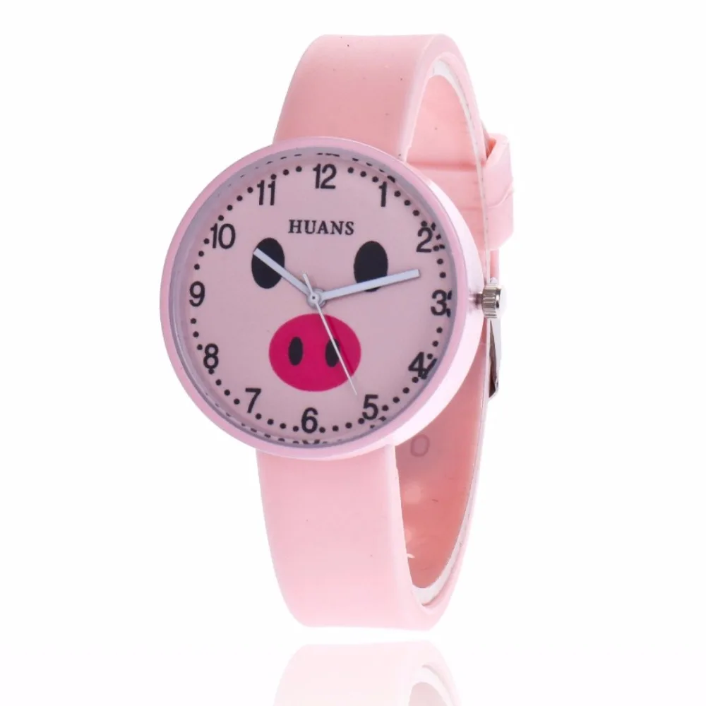 A new jelly children's watch cartoon cute little girl piggy student couple tiny fresh quartz watch
A new jelly children's watch cartoon cute little girl piggy student couple tiny fresh quartz watch