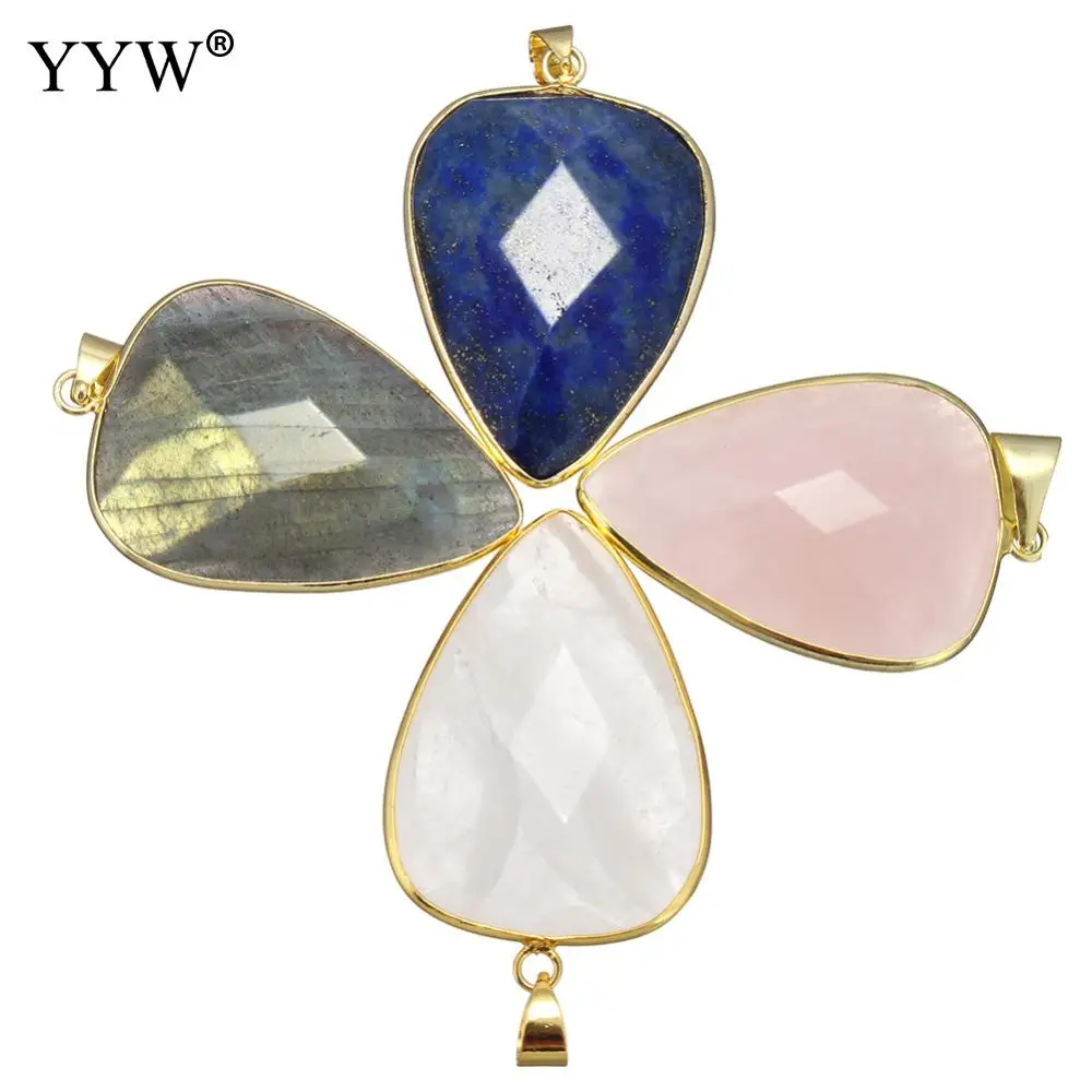 YYW Natural Real Gems Stone Black Agata Lapis Lazuli Rose Clear Quartz Labradorite Gold Color Teardrop Pendants Jewelry Women
YYW Natural Real Gems Stone Black Agata Lapis Lazuli Rose Clear Quartz Labradorite Gold Color Teardrop Pendants Jewelry Women
