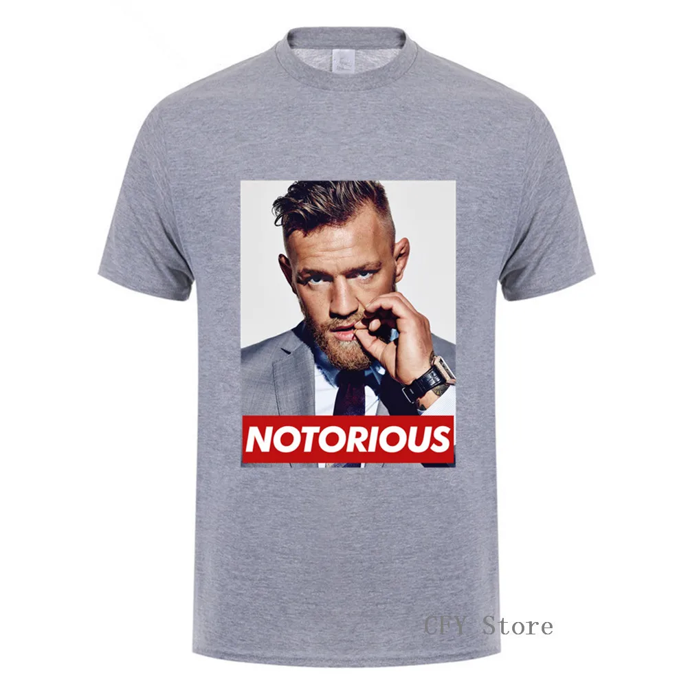 CONOR MCGREGOR - NOTORIOUS T Shirt 2019 New Design Men Short Sleeve Tops Tee O Neck Clothing Male T-Shirt Homme Shirt
CONOR MCGREGOR - NOTORIOUS T Shirt 2019 New Design Men Short Sleeve Tops Tee O Neck Clothing Male T-Shirt Homme Shirt