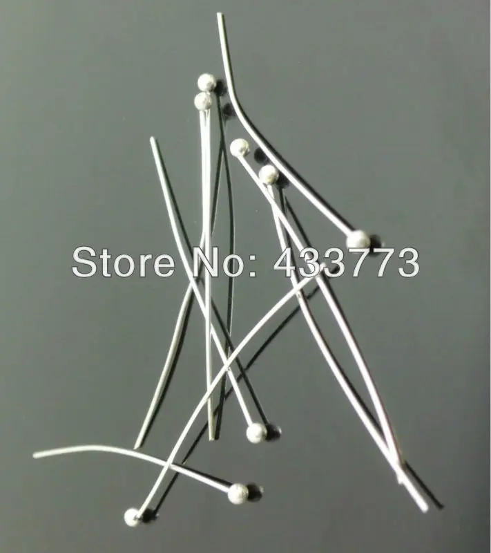 Free Shipping 500PCS Wholesale 20MM Design DIY Jewelry 925 Sterling Silver Bead Head Pins Making Silver Jewelry Needles Beads
Free Shipping 500PCS Wholesale 20MM Design DIY Jewelry 925 Sterling Silver Bead Head Pins Making Silver Jewelry Needles Beads