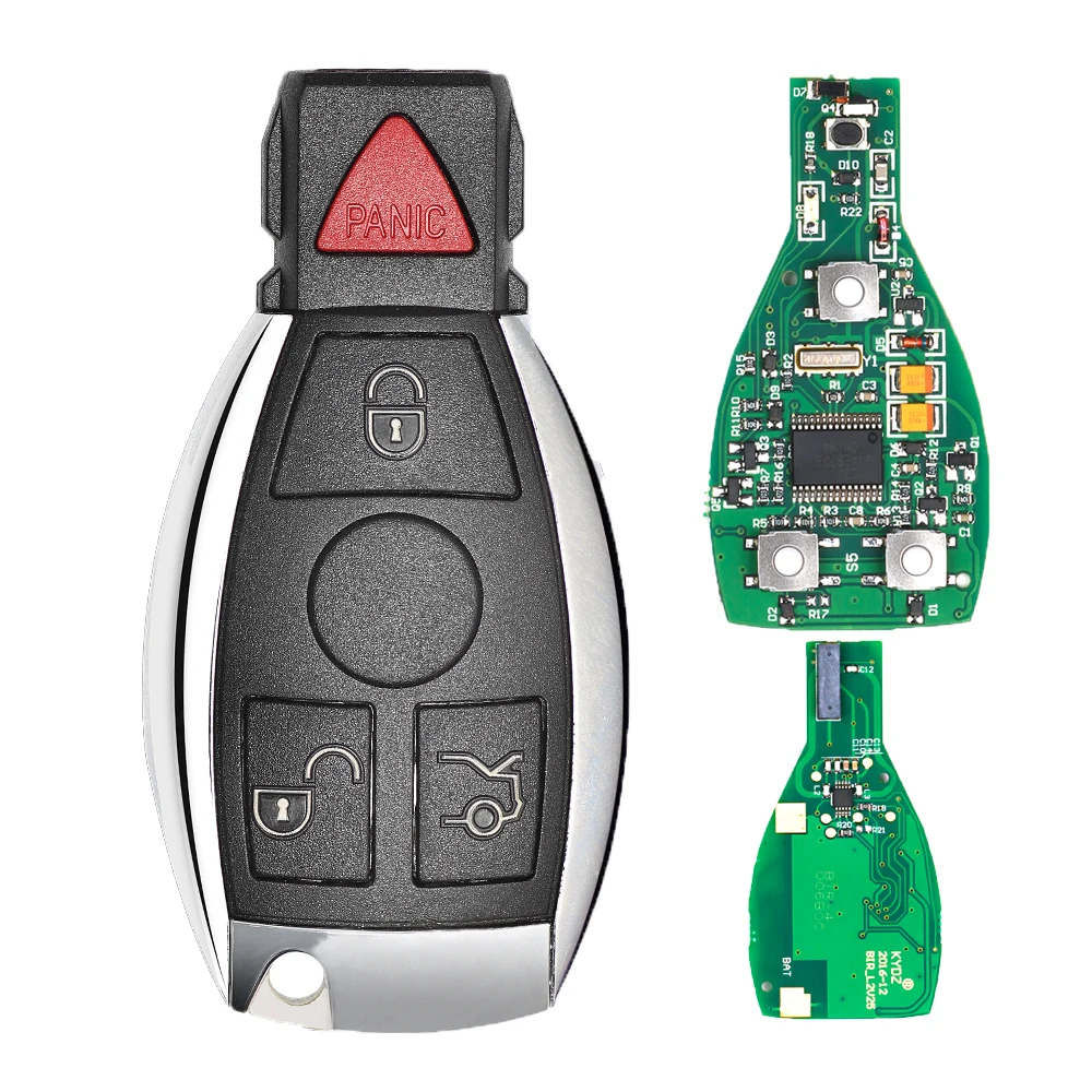 

Keyecu Smart Key 3+1 Buttons 315MHz for Mercedes Benz Auto Remote Key Support NEC And BGA 2000+ Year