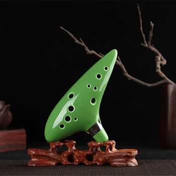 12 Holes Ocarina Alto C key Green Ocarina Handmade Ocarinas Musical Instrument flute Zelda 12 Ceramic Flauta
12 Holes Ocarina Alto C key Green Ocarina Handmade Ocarinas Musical Instrument flute Zelda 12 Ceramic Flauta