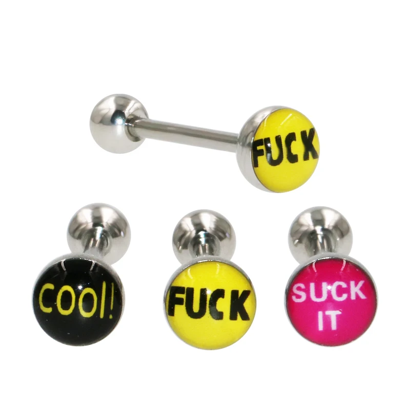 1pc New Oil Drip Titanium Plated Tongue Rings Punk Tongue Barbell Piercing Langue Body Jewelry
1pc New Oil Drip Titanium Plated Tongue Rings Punk Tongue Barbell Piercing Langue Body Jewelry