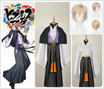 Games Voice Actor Yumeno Gentarou Cosplay Costume Custom Japanese Kimono Long Sleeve Shirt Vest Pants Short Curly Golden Wig
Games Voice Actor Yumeno Gentarou Cosplay Costume Custom Japanese Kimono Long Sleeve Shirt Vest Pants Short Curly Golden Wig