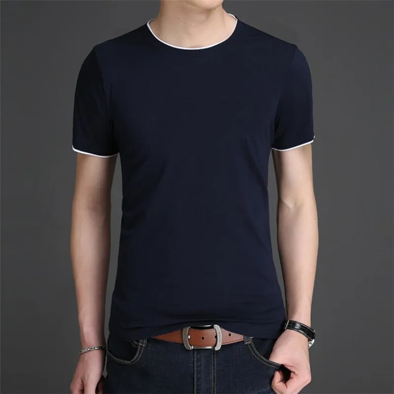 Spring and summer short-sleeved round neck casual men's men's cotton clothing men's short sleeve solid color
Spring and summer short-sleeved round neck casual men's men's cotton clothing men's short sleeve solid color