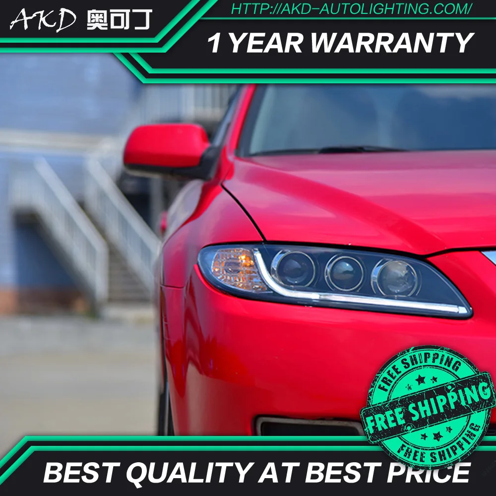 AKD tuning cars Headlight For Mazda 6 2004-2015 Headlights LED DRL Running lights Bi-Xenon Beam Fog lights angel eyes Auto level
AKD tuning cars Headlight For Mazda 6 2004-2015 Headlights LED DRL Running lights Bi-Xenon Beam Fog lights angel eyes Auto level