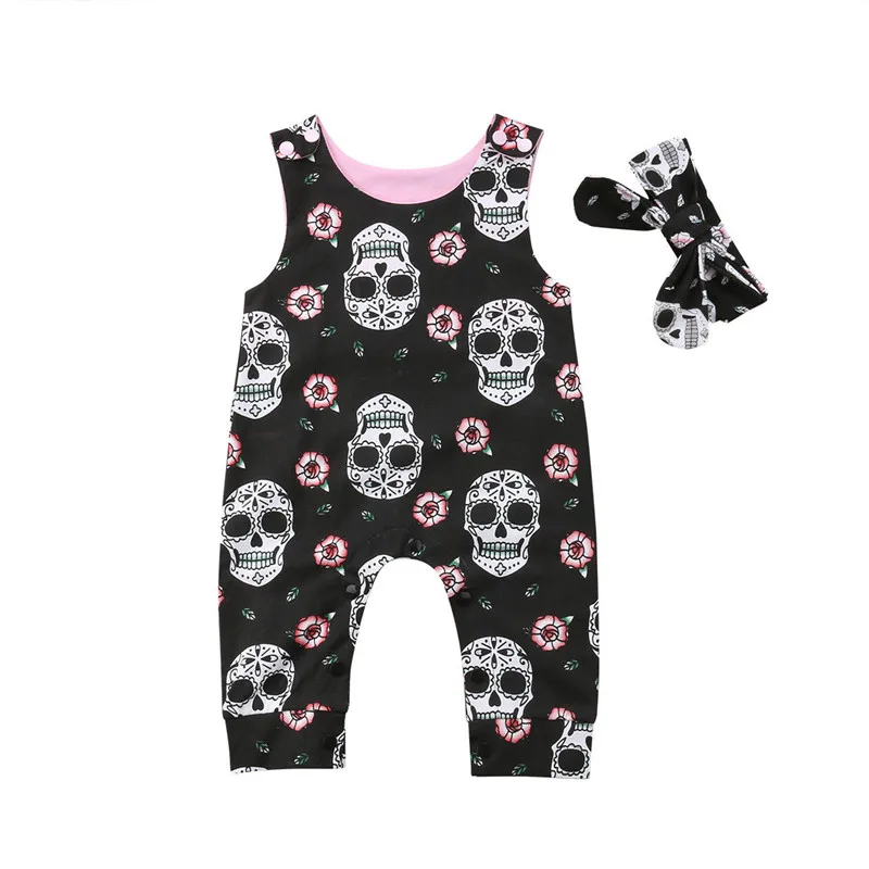 Canis 2Pcs Newborn Baby Boys Girls Skull Romper Jumpsuit Headband Outfit Clothes Baby Clothes Cotton Romper Roupas de bebe Set
Canis 2Pcs Newborn Baby Boys Girls Skull Romper Jumpsuit Headband Outfit Clothes Baby Clothes Cotton Romper Roupas de bebe Set