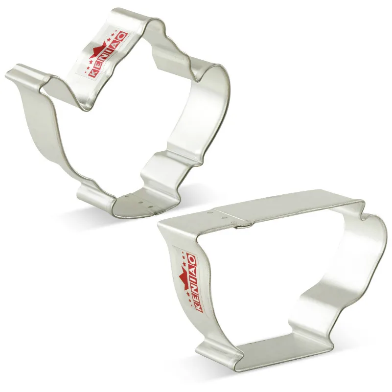 KENIAO Tea Party Tea Set Cookie Cutter Set- 2 Piece - Biscuit / Fondant / Bread / Pastry Cutters - Stainless Steel
KENIAO Tea Party Tea Set Cookie Cutter Set- 2 Piece - Biscuit / Fondant / Bread / Pastry Cutters - Stainless Steel