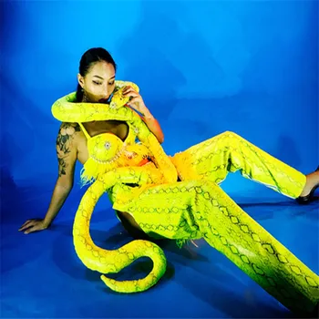 K62 Ballroom dance luminous green female bodysuit stage models wears outfit dj dresses snake prom costumes party clothe bar sexy
K62 Ballroom dance luminous green female bodysuit stage models wears outfit dj dresses snake prom costumes party clothe bar sexy
