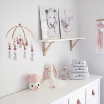 New 19*11inch Hand-made DIY Nordic wind hair ball wind chime bed bell children's room living room shop decorate Eco-Friendly
New 19*11inch Hand-made DIY Nordic wind hair ball wind chime bed bell children's room living room shop decorate Eco-Friendly