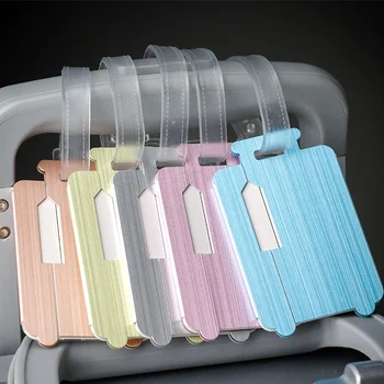 1PC Luggage Tag Aluminum Alloy Air Plane Travel Suitcase Name ID Address Label Holder Baggage Boarding Tags Travel Accessories 
1PC Luggage Tag Aluminum Alloy Air Plane Travel Suitcase Name ID Address Label Holder Baggage Boarding Tags Travel Accessories