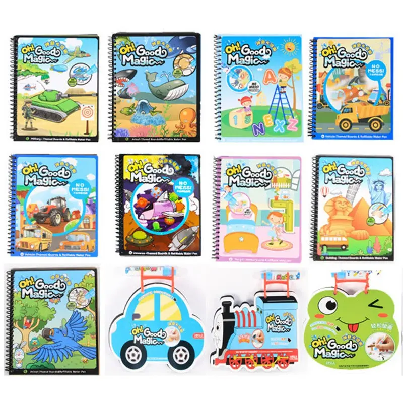 Magic Water Drawing Book Coloring Book Doodle with Magic Pen Painting Board Juguetes For Children Education Drawing Toy
Magic Water Drawing Book Coloring Book Doodle with Magic Pen Painting Board Juguetes For Children Education Drawing Toy