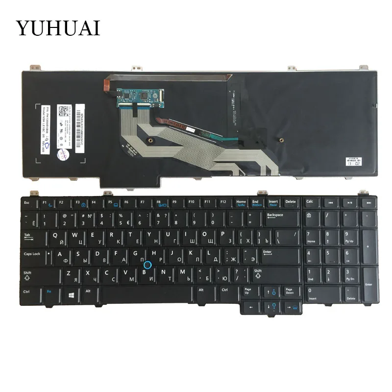 New Russian Keyboard For DELL Latitude 15 5000 E5540 laptop Keyboard RU With Mouse Pointer Backlit Black
New Russian Keyboard For DELL Latitude 15 5000 E5540 laptop Keyboard RU With Mouse Pointer Backlit Black