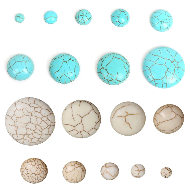 White/Blue Flat Back Half Round Natural Stone Cabochons 6-25mm Beads For Earring Blank/Base Scrapbooking Jewelry Accessories
White/Blue Flat Back Half Round Natural Stone Cabochons 6-25mm Beads For Earring Blank/Base Scrapbooking Jewelry Accessories